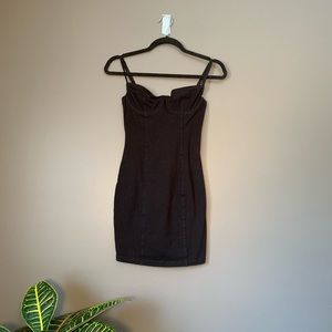 Black American Apparel Bustier Dress